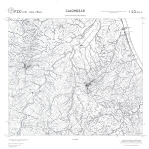 CALABRIA  FOGLIO 230 I SO SEZ A CALOPEZZATI