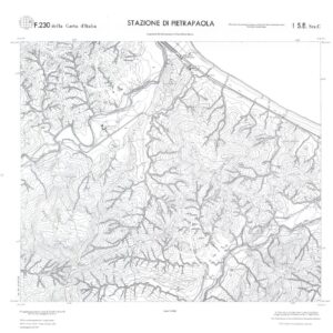 CALABRIA  FOGLIO 230 I SE SEZ C STAZIONE DI PIETRAPAOLA