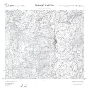 CALABRIA  FOGLIO 229 IV SO SEZ A FAGNANO CASTELLO