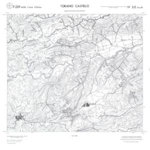 CALABRIA  FOGLIO 229 IV SE SEZ B TORANO CASTELLO