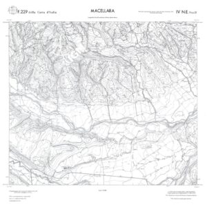 CALABRIA  FOGLIO 229 IV NE SEZ D MACELLARA