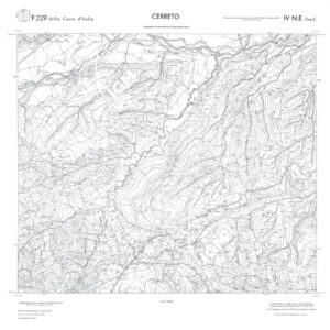 CALABRIA  FOGLIO 229 IV NE SEZ C CERRETO