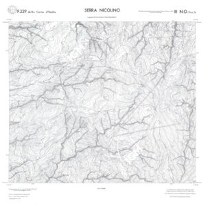 CALABRIA  FOGLIO 229 III NO SEZ A SERRA NICOLINO