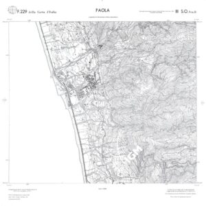 CALABRIA  FOGLIO 229 III SO SEZ B PAOLA