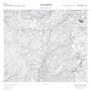 CALABRIA  FOGLIO 229 III SE SEZ D VACCARIZZO