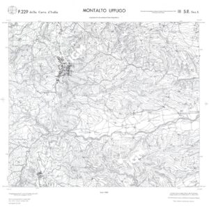 CALABRIA  FOGLIO 229 III SE SEZ A MONTALTO UFFUGO