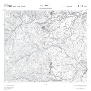 CALABRIA  FOGLIO 229 III NE SEZ D LATTARICO