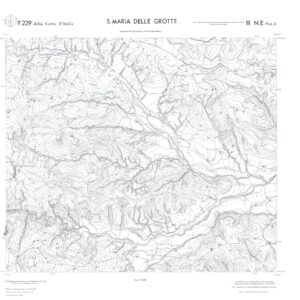CALABRIA  FOGLIO 229 III NE SEZ A S.MARIA DELLE GROTTE