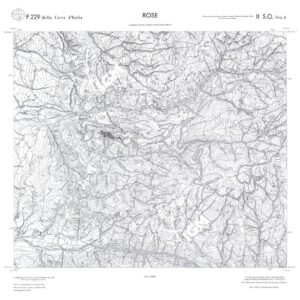 CALABRIA  FOGLIO 229 II SO SEZ A ROSE