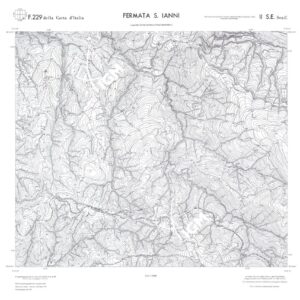 CALABRIA  FOGLIO 229 II SE SEZ C FERMATA S.IANNI