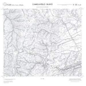 CALABRIA  FOGLIO 229 II SE SEZ B CAMIGLIATELLO SILANO