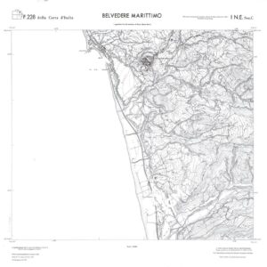 CALABRIA  FOGLIO 228 I NE SEZ C BELVEDERE MARITTIMO