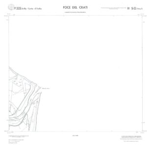 CALABRIA FOGLIO 222 III SO SEZ A FOCE DEL CRATI