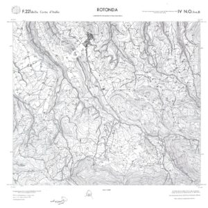 CALABRIA  FOGLIO 221 IV NO SEZ B ROTONDA