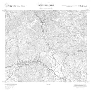 CALABRIA  FOGLIO 221 IV SO SEZ A MONTE CERVIERO