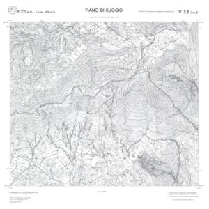 CALABRIA  FOGLIO 221 IV SE SEZ D PIANO DI RUGGIO