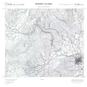 CALABRIA  FOGLIO 221 IV SE SEZ C MORANO CALABRO