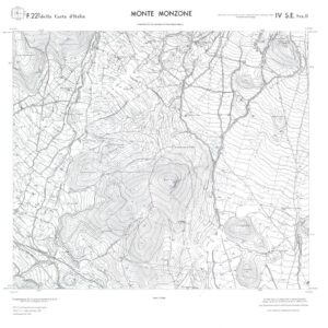 CALABRIA  FOGLIO 221 IV SE SEZ B MONTE MONZONE