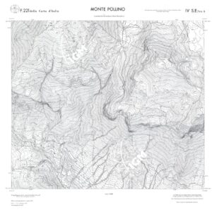 CALABRIA  FOGLIO 221 IV SE SEZ A MONTE POLLINO