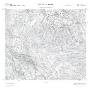 CALABRIA  FOGLIO 221 IV NE SEZ C SERRA DI MAURO