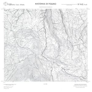 CALABRIA  FOGLIO 221 IV NE SEZ B MADONNA DI POLLINO