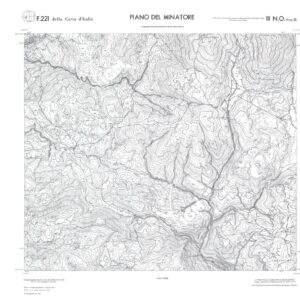 CALABRIA FOGLIO 221 III NO SEZ B PIANO DEL MINATORE