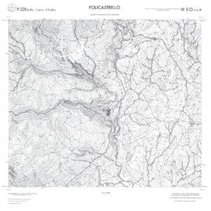 CALABRIA  FOGLIO 221 III SO SEZ B POLICASTRELLO