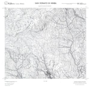 CALABRIA FOGLIO 221 III SO SEZ A SAN DONATO DI NINEA