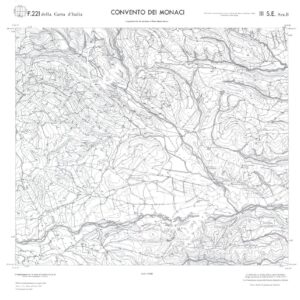 CALABRIA FOGLIO 221 III SE SEZ B CONVENTO DEI MONACI