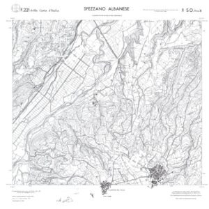 CALABRIA FOGLIO 221 II SO SEZ B SPEZZANO ALBANESE