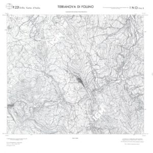 CALABRIA  FOGLIO 221 I NO SEZ A TERRANOVA DI POLLINO