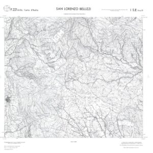 CALABRIA  FOGLIO 221 I SE SEZ D SAN LORENZO BELLIZZI
