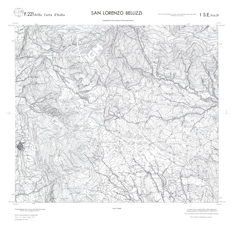 CALABRIA FOGLIO 221 I SE SEZ D SAN LORENZO BELLIZZI