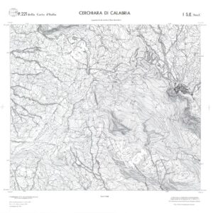 CALABRIA  FOGLIO 221 I SE SEZ C CERCHIARA DI CALABRIA