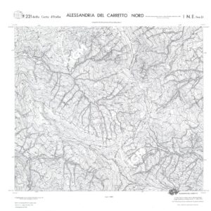 CALABRIA  FOGLIO 221 I NE SEZ D ALESSANDRIA DEL CARRETTO NORD