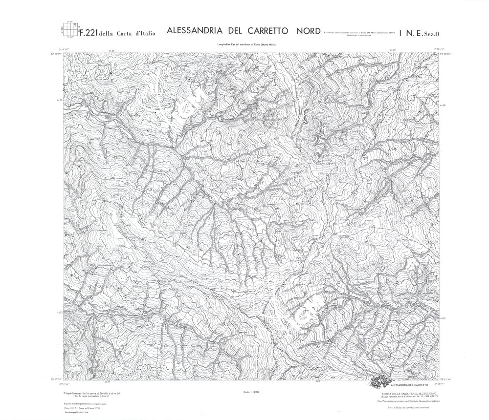 CALABRIA FOGLIO 221 I NE SEZ D ALESSANDRIA DEL CARRETTO NORD