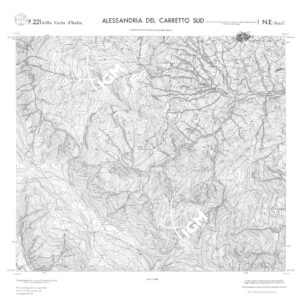 CALABRIA  FOGLIO 221 I NE SEZ C ALESSANDRIA DEL CARRETTO SUD