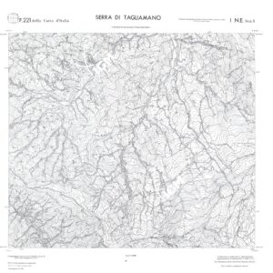 CALABRIA  FOGLIO 221 I NE SEZ A SERRA DI TAGLIAMANO