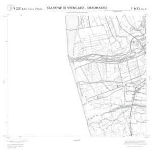CALABRIA  FOGLIO 220 II NO SEZ B STAZIONE DI VERBICARO-ORSOMARSO