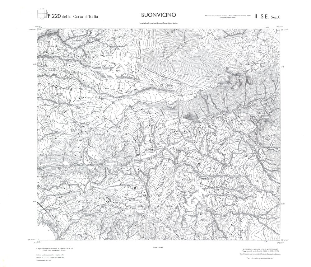 CALABRIA FOGLIO 220 II SE SEZ C BUONVICINO