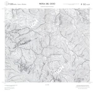 CALABRIA  FOGLIO 220 II SE SEZ B PIETRA DEL CISSO