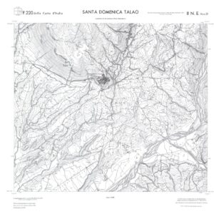 CALABRIA  FOGLIO 220 II NE SEZ D SANTA DOMENICA TALAO