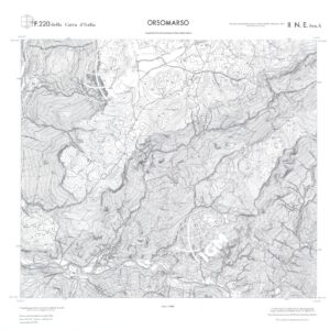 CALABRIA  FOGLIO 220 II NE SEZ A ORSOMARSO