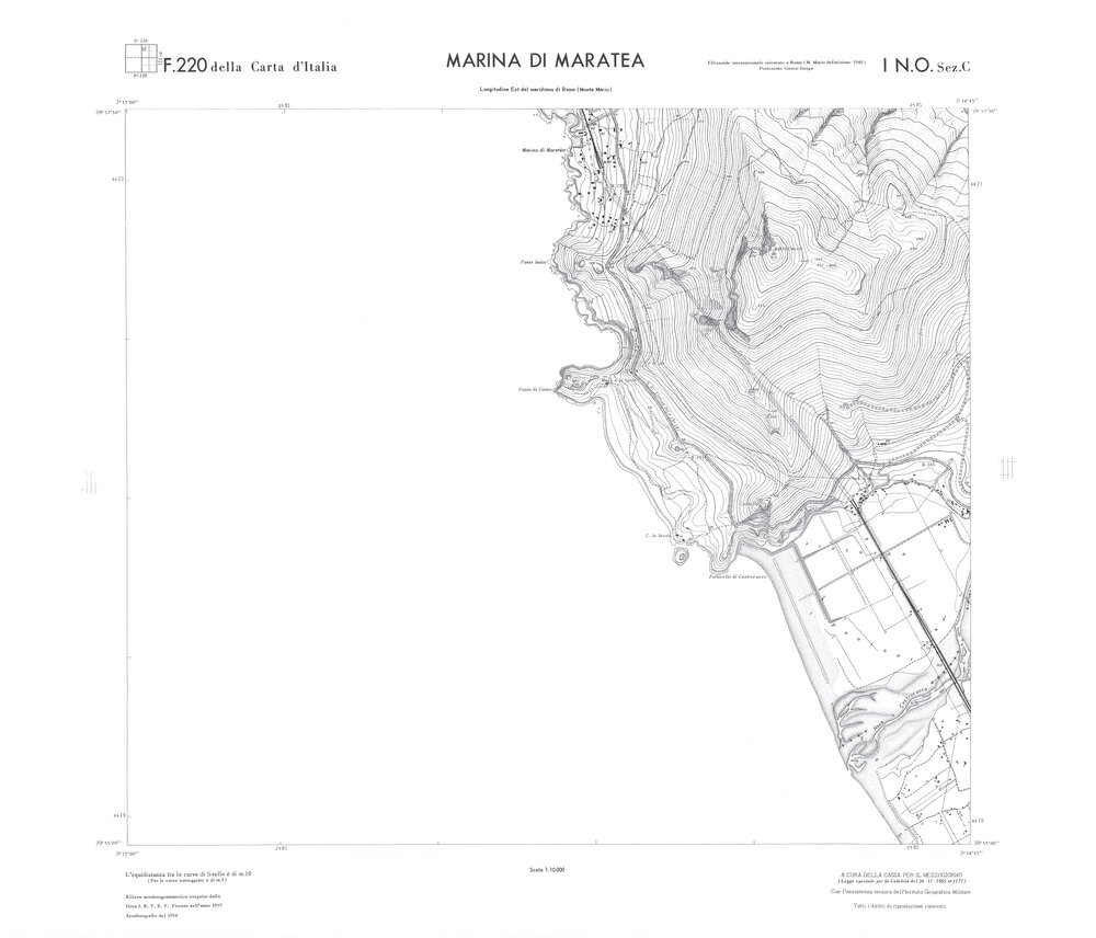 CALABRIA FOGLIO 220 I NO SEZ C MARINA DI MARATEA