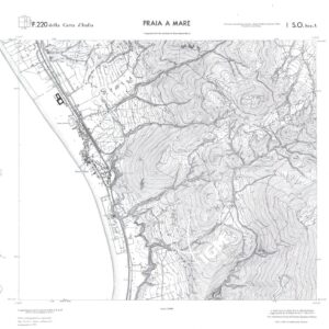 CALABRIA  FOGLIO 220 I SO SEZ A PRAIA A MARE