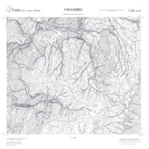 CALABRIA  FOGLIO 220 I SE SEZ B PAPASIDERO