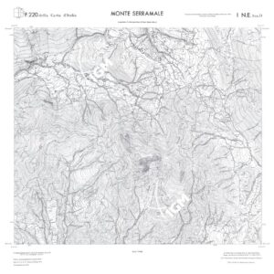 CALABRIA  FOGLIO 220 I NE SEZ D MONTE SERRAMALE