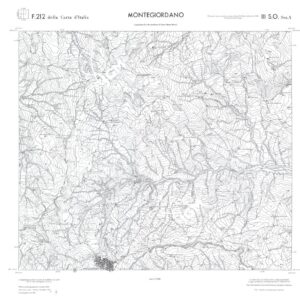 CALABRIA  FOGLIO 212 III SO SEZ A MONTEGIORDANO