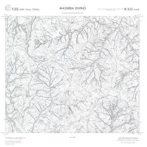 CALABRIA  FOGLIO 212 III SO SEZ D MASSERIA DIVINO