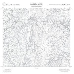 CALABRIA  FOGLIO 212 III NO SEZ B MASSERIA MICELI